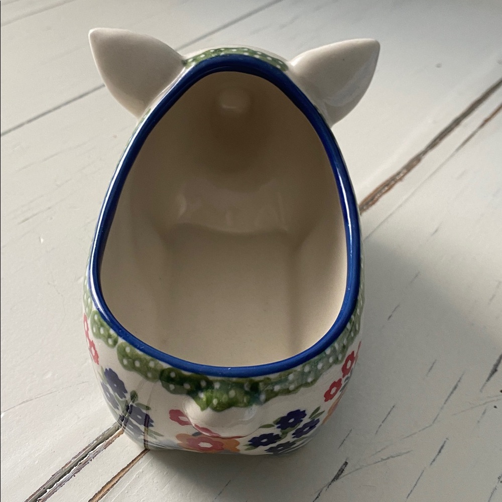 Unikat Signature Polish Pottery Pig - Picture 2 of 6